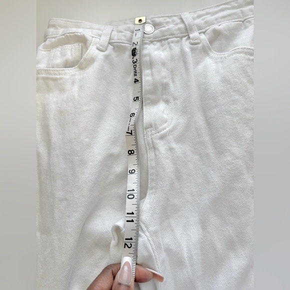 SHEIN Crisp High Waisted White Trousers - Size Medium - Picture 6 of 8